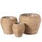 Vintiquewise Woven Round Flower Pot Planter Basket with Leak-Proof Plastic Lining, PK 3 QI003832.3 - alternate 6